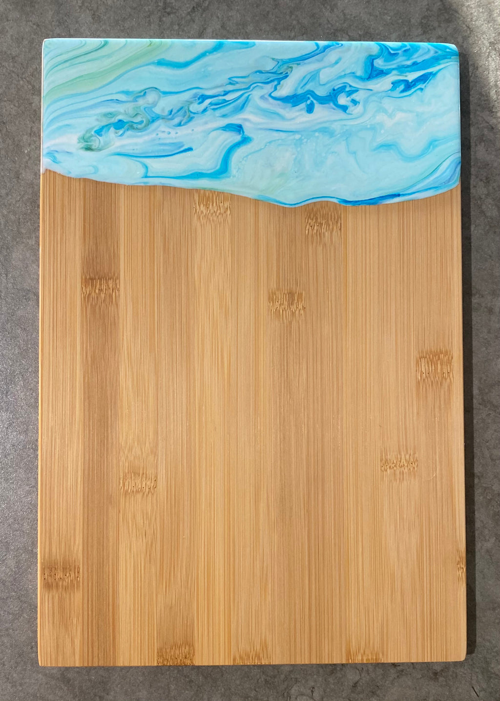 Medium Resin Chopping board Blue & Green