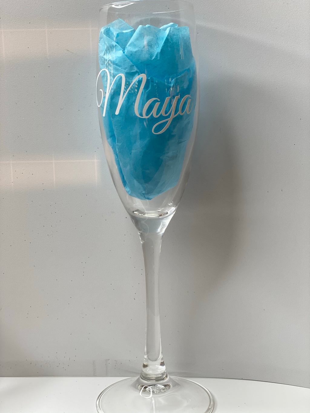 Personalised wine glasses