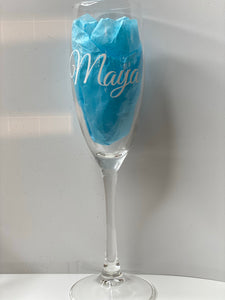 Personalised wine glasses